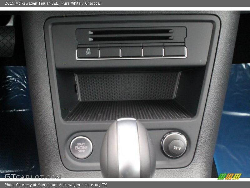Pure White / Charcoal 2015 Volkswagen Tiguan SEL