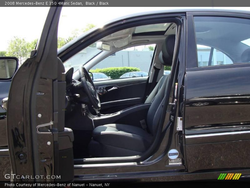 Black / Black 2008 Mercedes-Benz E 350 4Matic Sedan