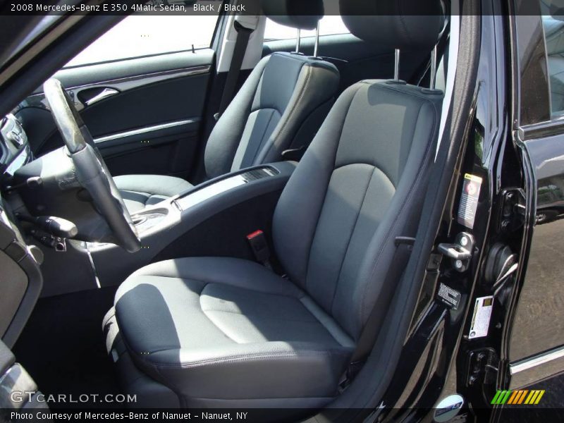 Black / Black 2008 Mercedes-Benz E 350 4Matic Sedan