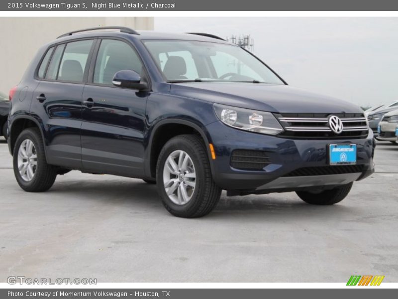 Night Blue Metallic / Charcoal 2015 Volkswagen Tiguan S