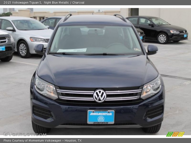 Night Blue Metallic / Charcoal 2015 Volkswagen Tiguan S