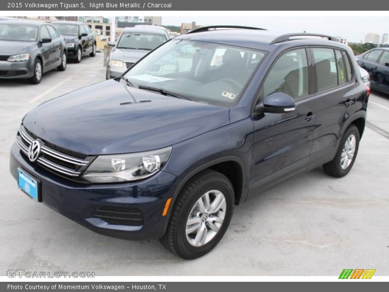 Night Blue Metallic / Charcoal 2015 Volkswagen Tiguan S