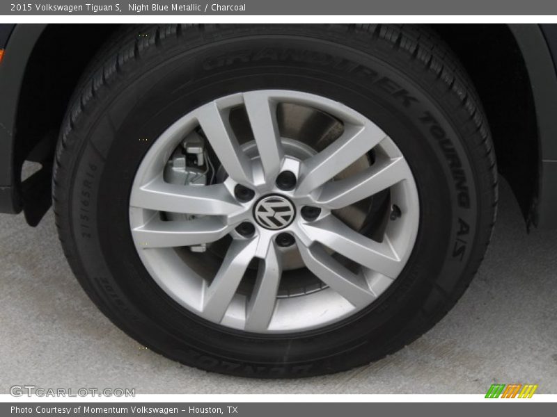 Night Blue Metallic / Charcoal 2015 Volkswagen Tiguan S