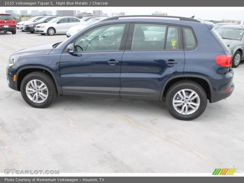 Night Blue Metallic / Charcoal 2015 Volkswagen Tiguan S