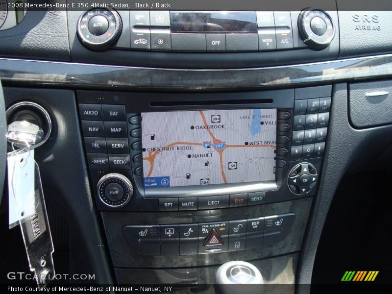 Black / Black 2008 Mercedes-Benz E 350 4Matic Sedan