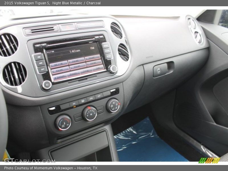Night Blue Metallic / Charcoal 2015 Volkswagen Tiguan S