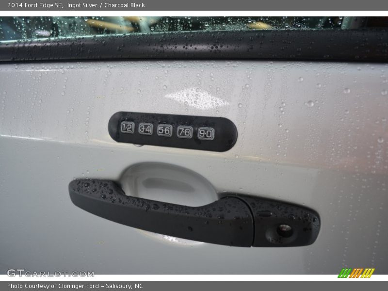 Ingot Silver / Charcoal Black 2014 Ford Edge SE