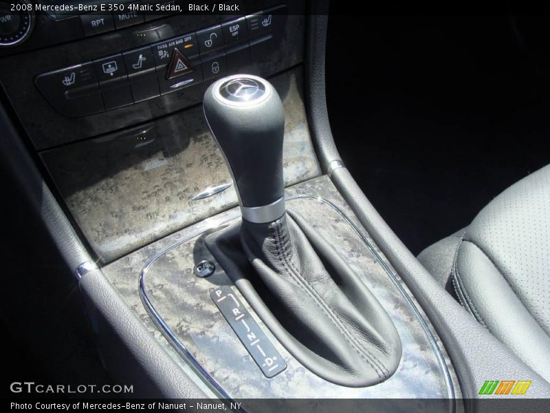 Black / Black 2008 Mercedes-Benz E 350 4Matic Sedan