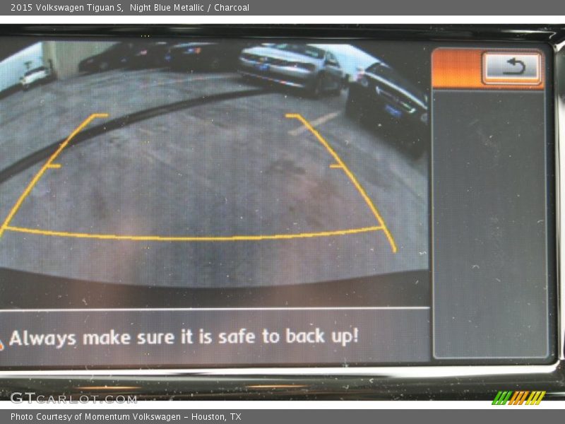 Night Blue Metallic / Charcoal 2015 Volkswagen Tiguan S