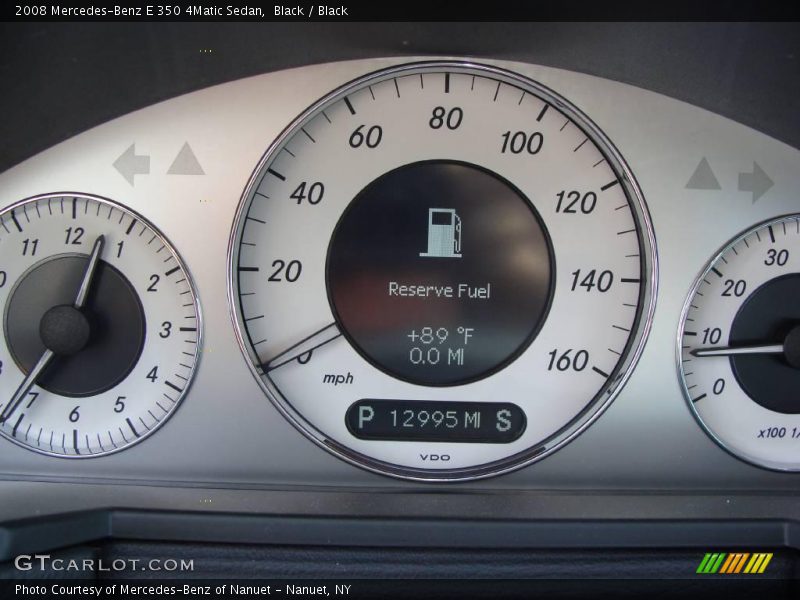 Black / Black 2008 Mercedes-Benz E 350 4Matic Sedan