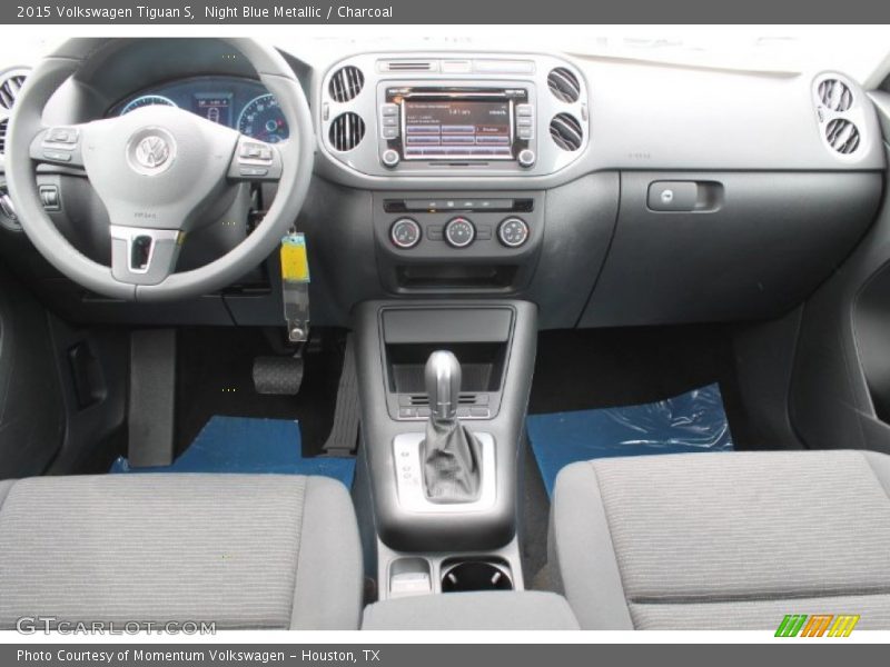 Night Blue Metallic / Charcoal 2015 Volkswagen Tiguan S