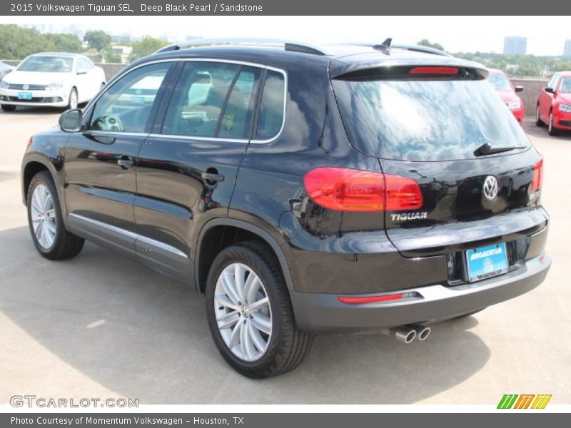 Deep Black Pearl / Sandstone 2015 Volkswagen Tiguan SEL