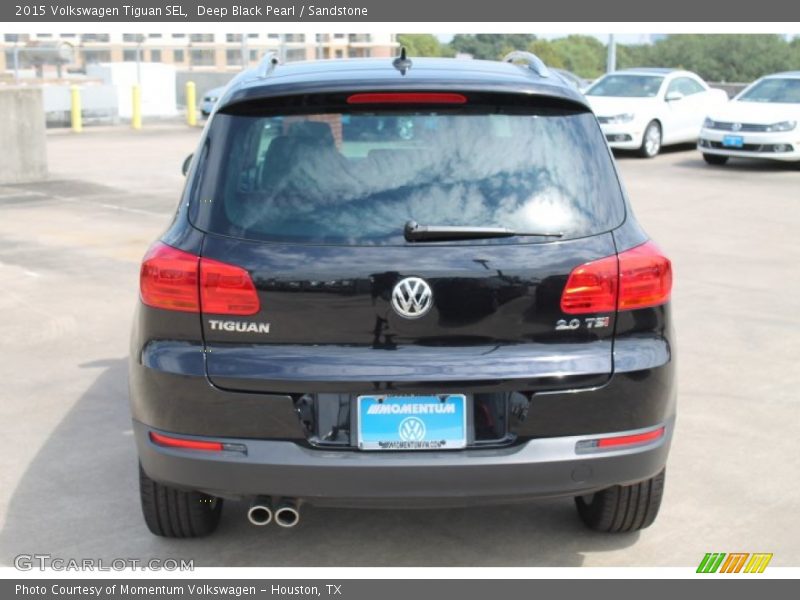 Deep Black Pearl / Sandstone 2015 Volkswagen Tiguan SEL