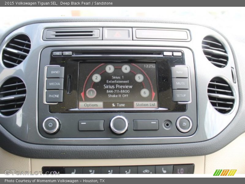 Deep Black Pearl / Sandstone 2015 Volkswagen Tiguan SEL