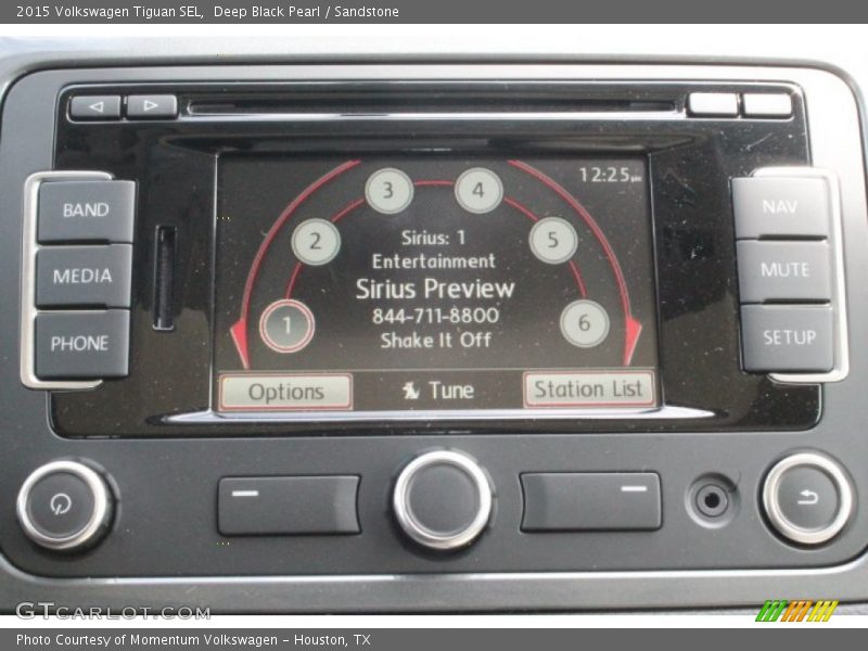 Deep Black Pearl / Sandstone 2015 Volkswagen Tiguan SEL
