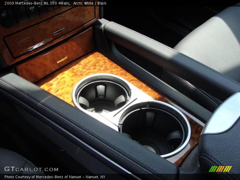 Arctic White / Black 2009 Mercedes-Benz ML 350 4Matic