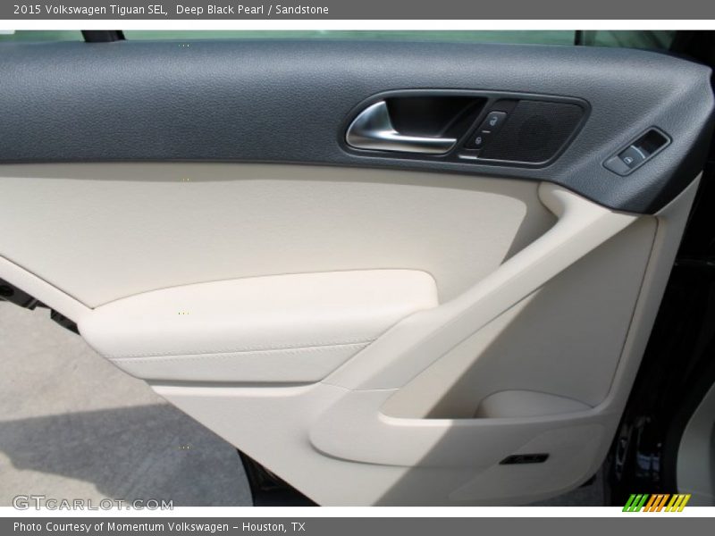 Deep Black Pearl / Sandstone 2015 Volkswagen Tiguan SEL