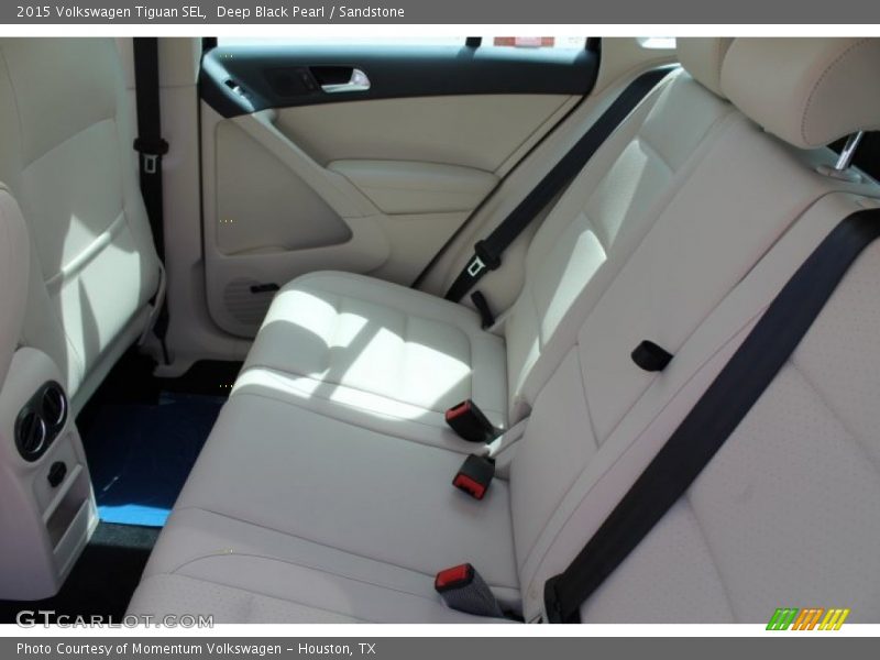 Deep Black Pearl / Sandstone 2015 Volkswagen Tiguan SEL