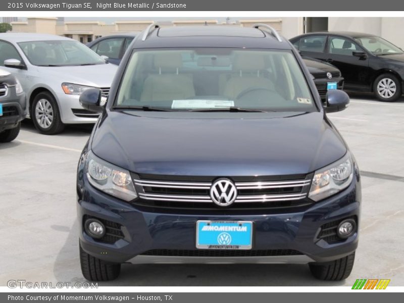 Night Blue Metallic / Sandstone 2015 Volkswagen Tiguan SE