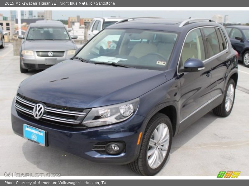 Night Blue Metallic / Sandstone 2015 Volkswagen Tiguan SE
