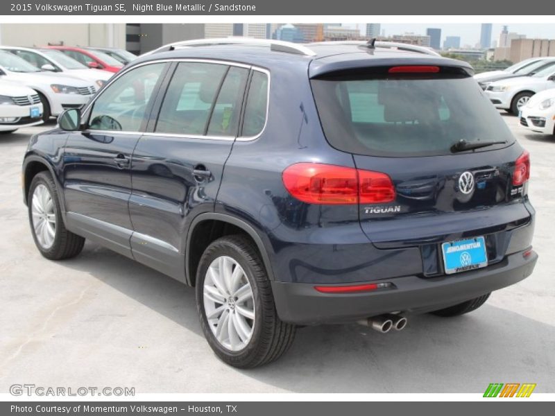 Night Blue Metallic / Sandstone 2015 Volkswagen Tiguan SE