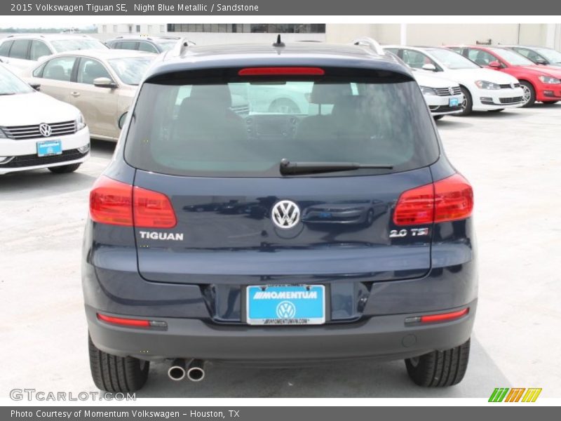 Night Blue Metallic / Sandstone 2015 Volkswagen Tiguan SE