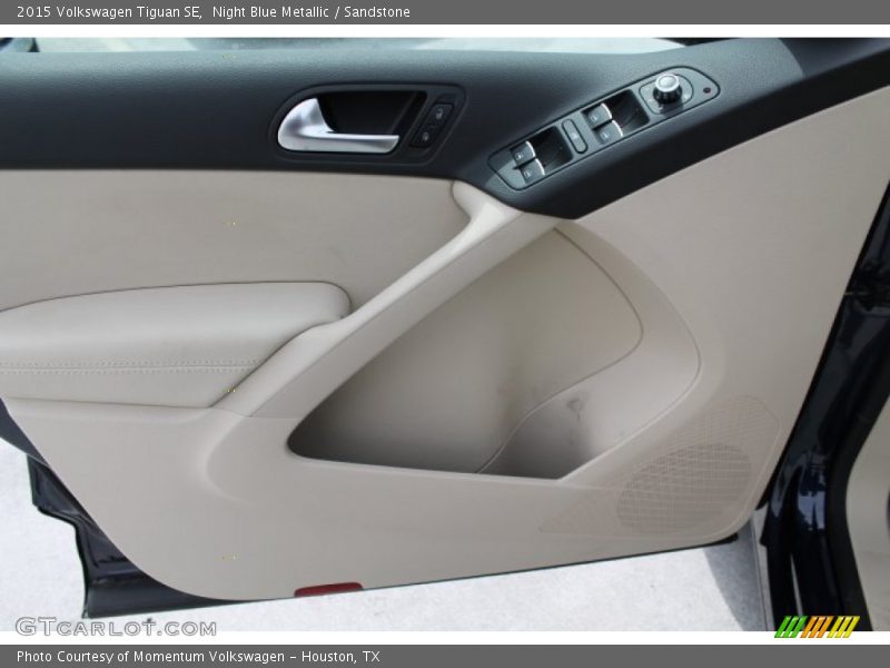 Night Blue Metallic / Sandstone 2015 Volkswagen Tiguan SE