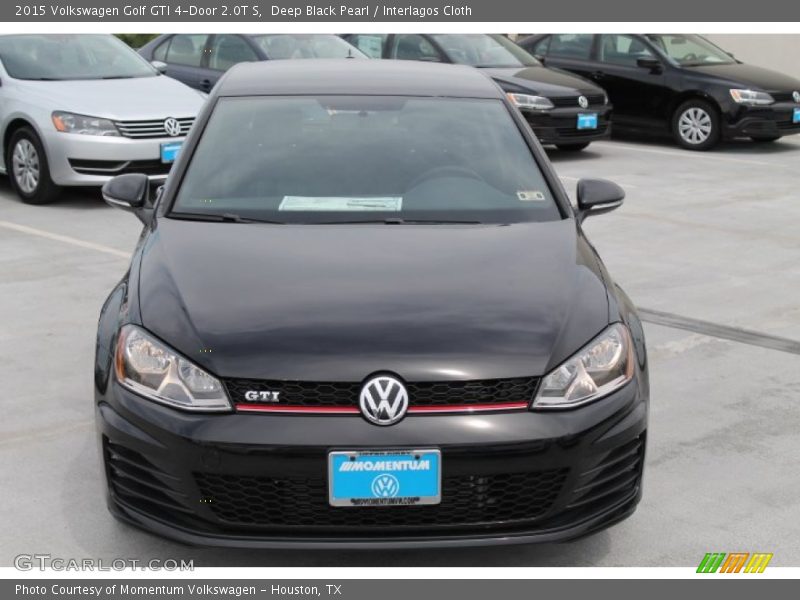 Deep Black Pearl / Interlagos Cloth 2015 Volkswagen Golf GTI 4-Door 2.0T S