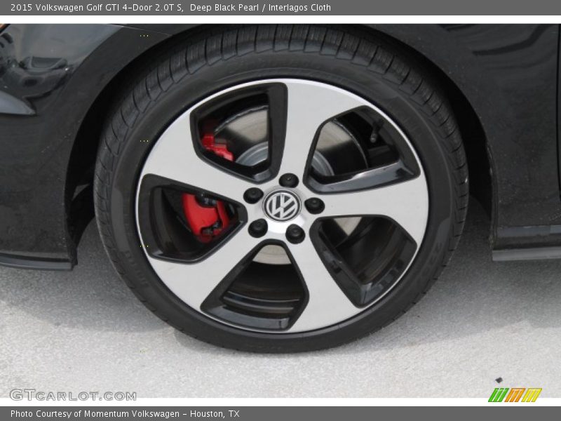 Deep Black Pearl / Interlagos Cloth 2015 Volkswagen Golf GTI 4-Door 2.0T S