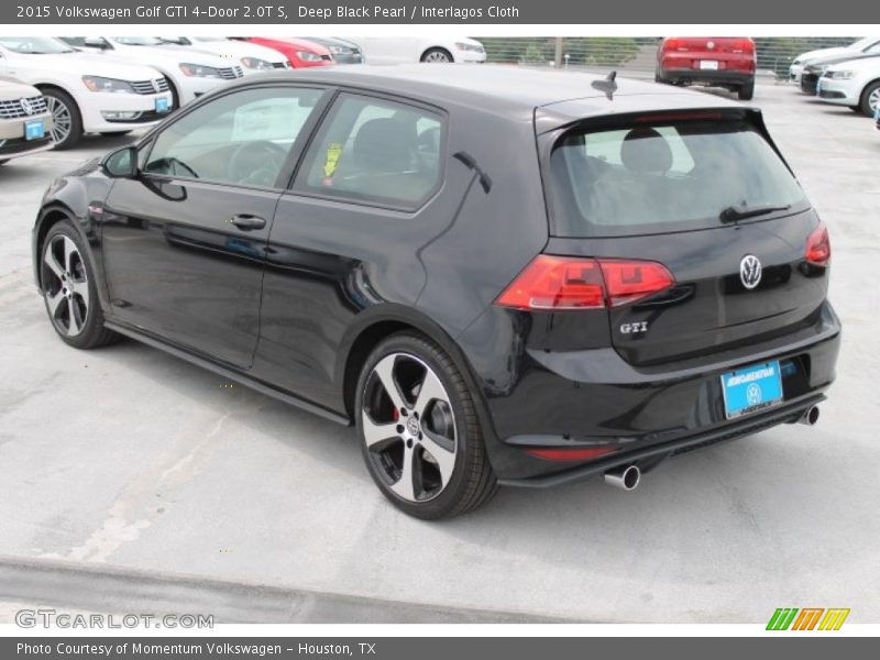 Deep Black Pearl / Interlagos Cloth 2015 Volkswagen Golf GTI 4-Door 2.0T S