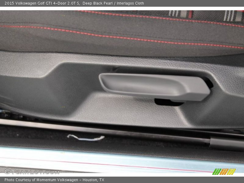 Deep Black Pearl / Interlagos Cloth 2015 Volkswagen Golf GTI 4-Door 2.0T S