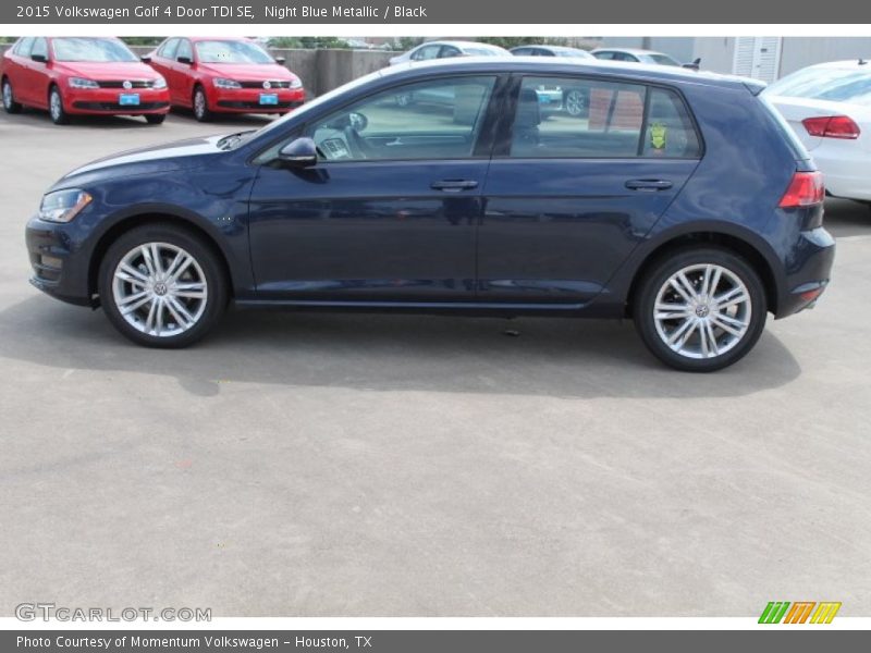  2015 Golf 4 Door TDI SE Night Blue Metallic