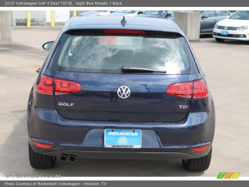 Night Blue Metallic / Black 2015 Volkswagen Golf 4 Door TDI SE