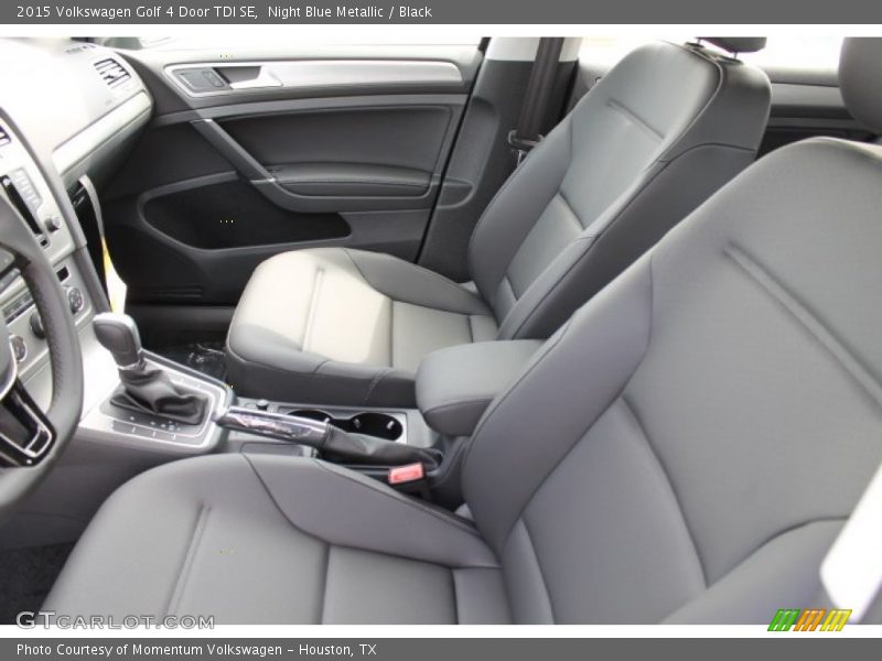 Night Blue Metallic / Black 2015 Volkswagen Golf 4 Door TDI SE