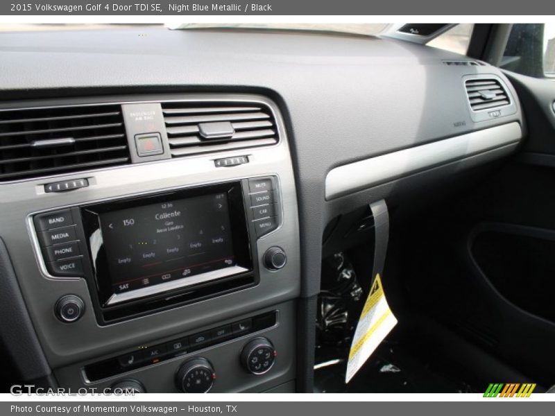 Night Blue Metallic / Black 2015 Volkswagen Golf 4 Door TDI SE