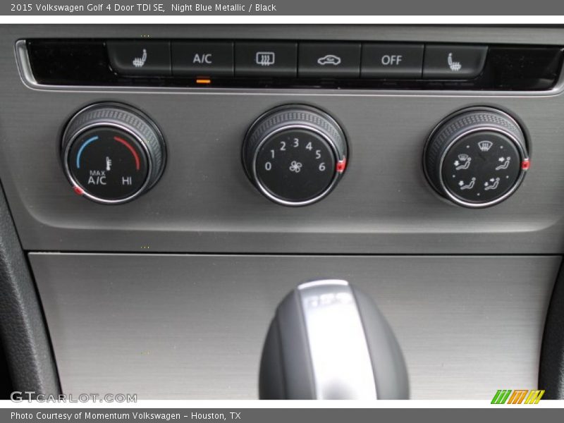 Night Blue Metallic / Black 2015 Volkswagen Golf 4 Door TDI SE