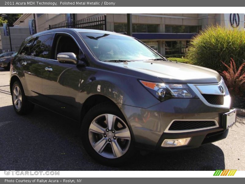 Polished Metal Metallic / Ebony 2011 Acura MDX Technology