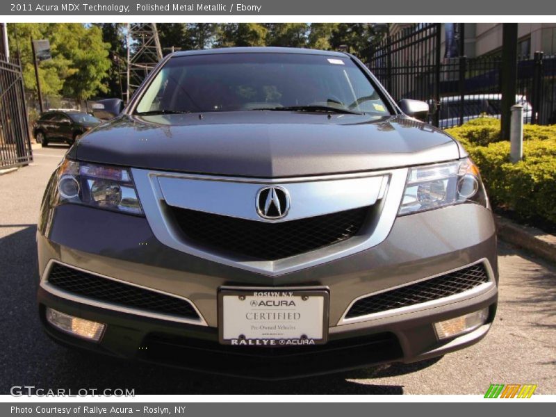 Polished Metal Metallic / Ebony 2011 Acura MDX Technology