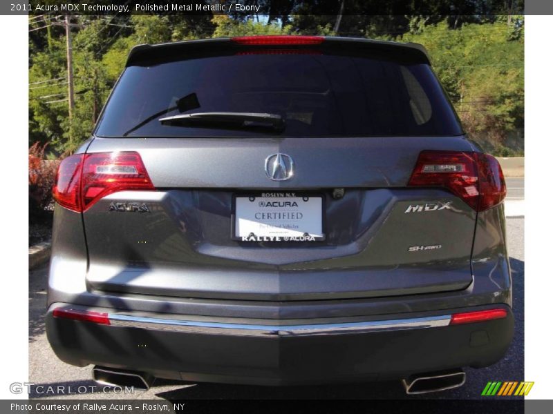 Polished Metal Metallic / Ebony 2011 Acura MDX Technology