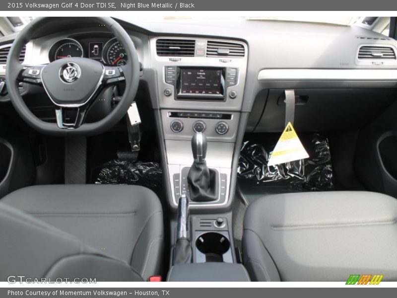 Night Blue Metallic / Black 2015 Volkswagen Golf 4 Door TDI SE