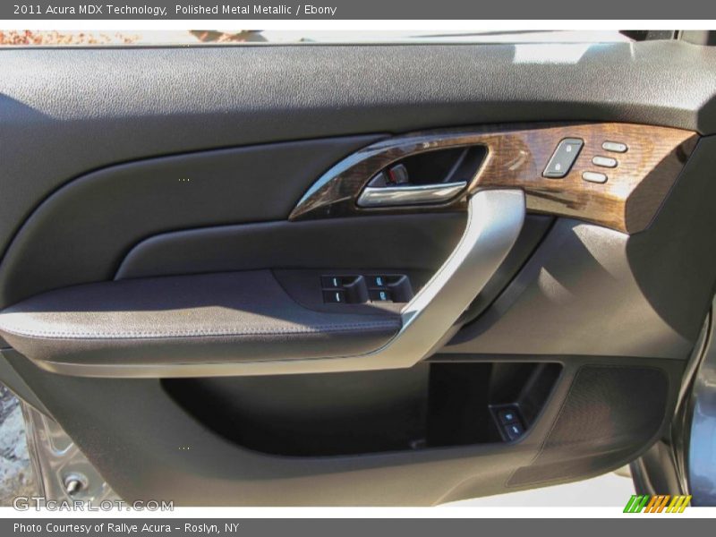 Polished Metal Metallic / Ebony 2011 Acura MDX Technology