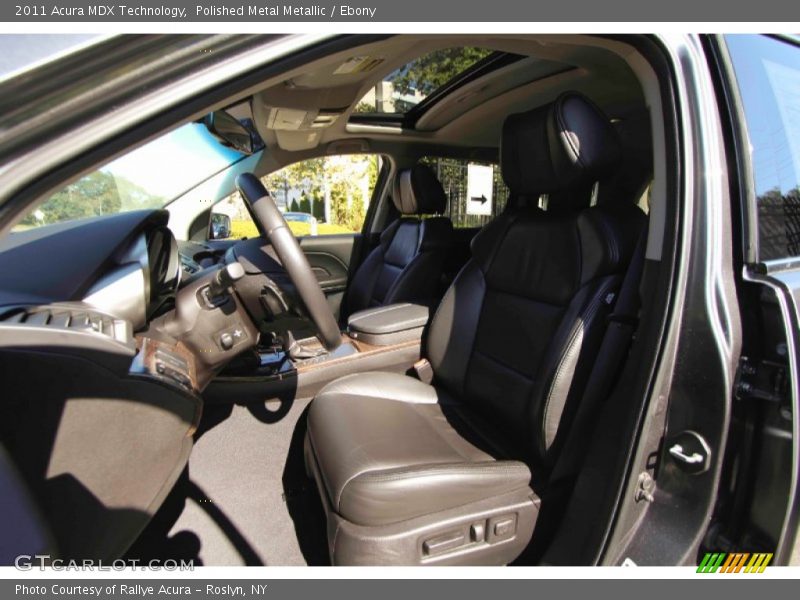 Polished Metal Metallic / Ebony 2011 Acura MDX Technology