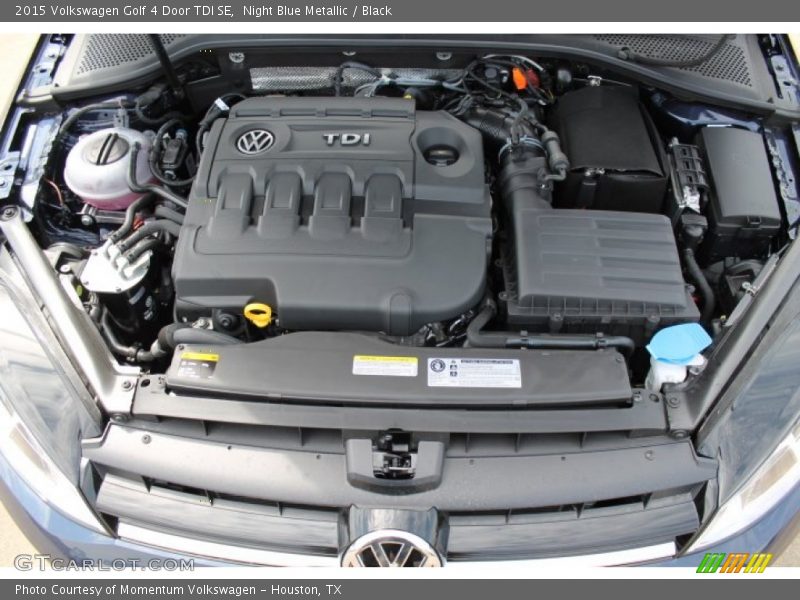  2015 Golf 4 Door TDI SE Engine - 2.0 Liter TDI DOHC 16-Valve Turbo-Diesel 4 Cylinder