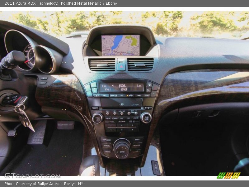 Polished Metal Metallic / Ebony 2011 Acura MDX Technology