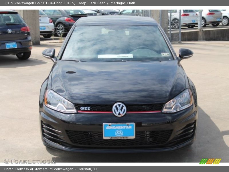 Deep Black Pearl / Interlagos Cloth 2015 Volkswagen Golf GTI 4-Door 2.0T S