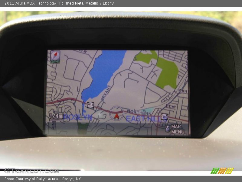 Polished Metal Metallic / Ebony 2011 Acura MDX Technology