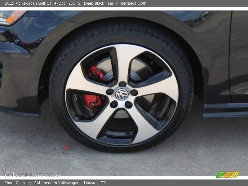 Deep Black Pearl / Interlagos Cloth 2015 Volkswagen Golf GTI 4-Door 2.0T S