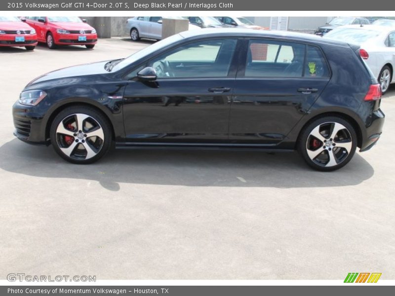 Deep Black Pearl / Interlagos Cloth 2015 Volkswagen Golf GTI 4-Door 2.0T S