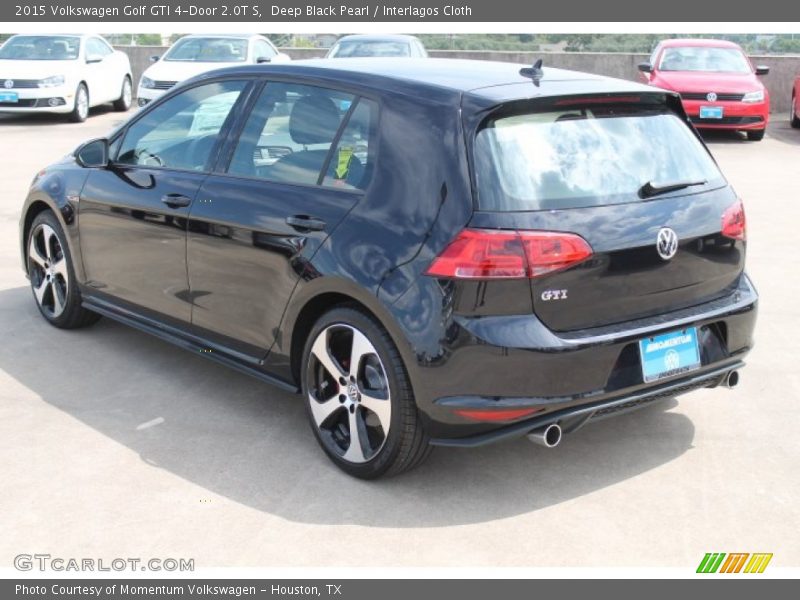 Deep Black Pearl / Interlagos Cloth 2015 Volkswagen Golf GTI 4-Door 2.0T S