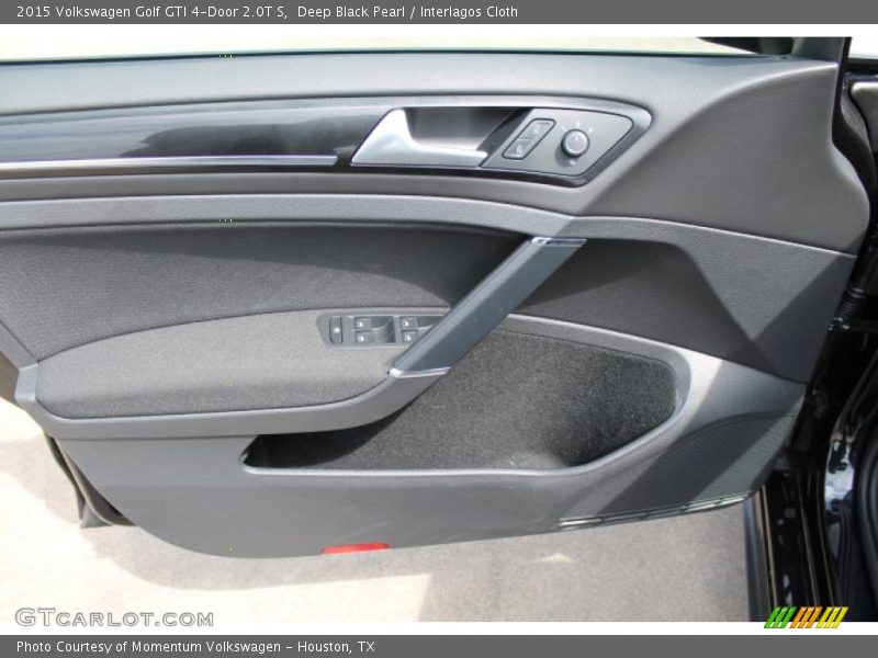 Deep Black Pearl / Interlagos Cloth 2015 Volkswagen Golf GTI 4-Door 2.0T S